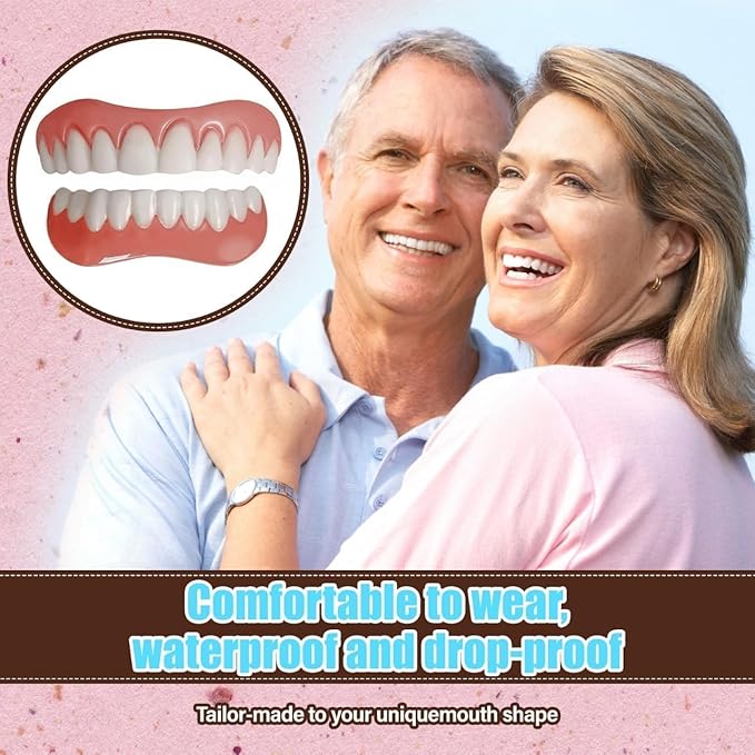 Veneers Teeth for Women and Men, Tooth Replacement Kit, Nature and Comfortable