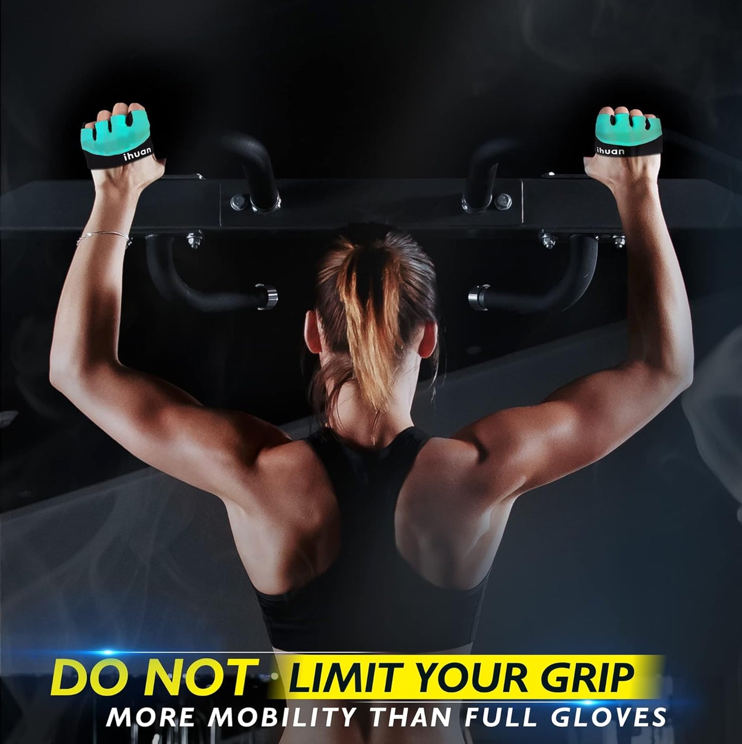 ihuan New Weight Lifting Gym Workout Gloves Men & Women, Great for Weightlifting, Exercise, Training, Fitness