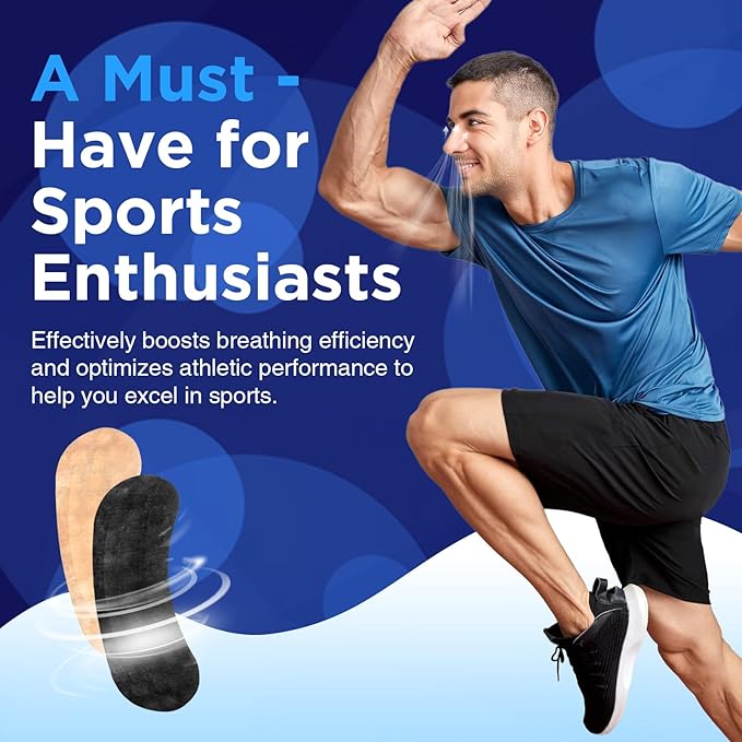 OK TAPE Nose Strips for Breathing and Snoring, 30Pcs Black, Nasal Strips for Snoring and Running, Performance Boost Snoring Solution, Help Relief Nasal Congestion and Reduce Snoring