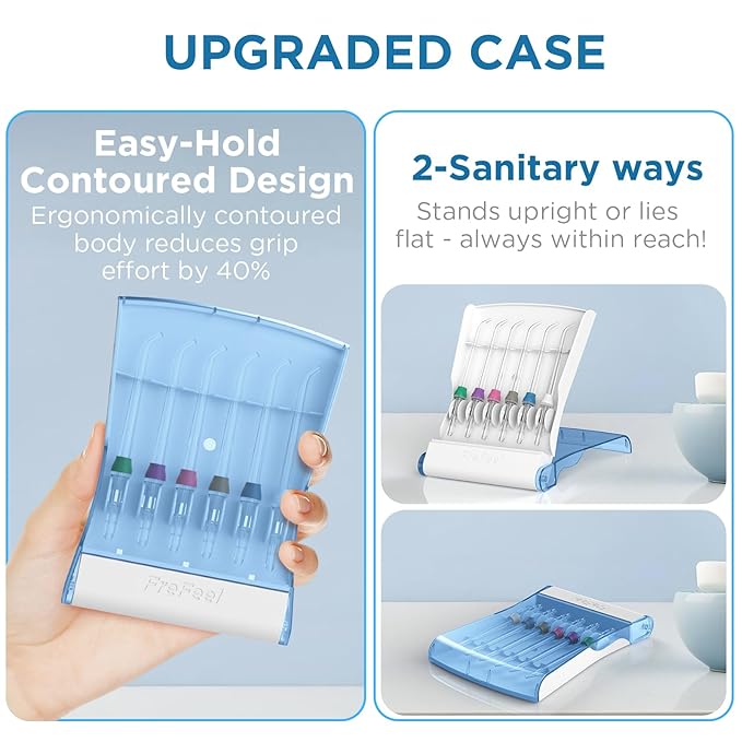 Convenient Storage Case for Waterpik Replacement Tips, No Tips Included
