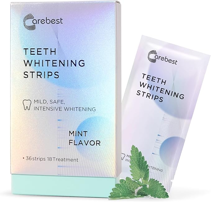 Teeth Whitening Strips for Teeth Sensitive - Professional Whitening Strips for Teeth at Home,36 Strips Teeth Whitening Kit