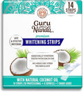 GuruNanda Teeth Whitening Strips - 7-Day Treatment with Non-Slip, Dry Strip Technology - Whitening Designed with Care for a Brighter Smile