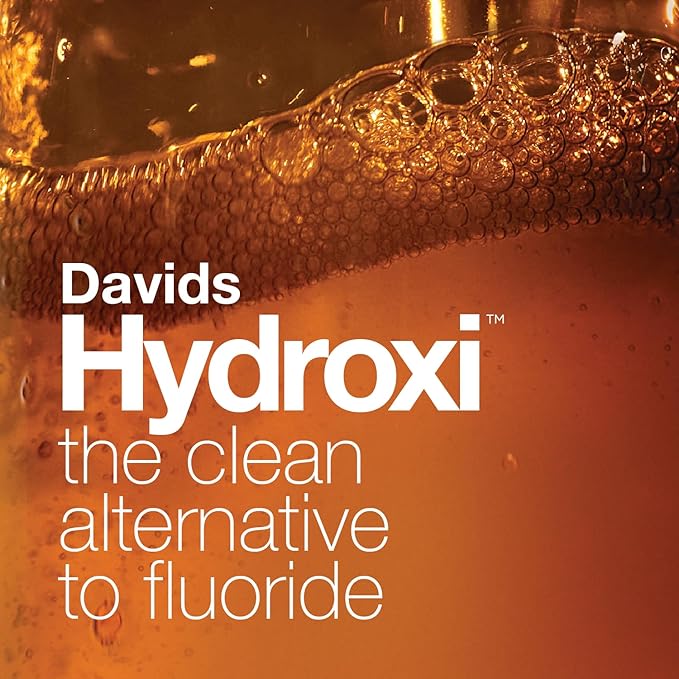 Davids Hydroxi Fresh Breath Mouthwash Starter Kit, Alcohol-Free, Fluoride-Free, Nano-Hydroxyapatite for Remineralizing & Enamel Health, Relieves Dry Mouth, Fresh Mint, 16 fl oz