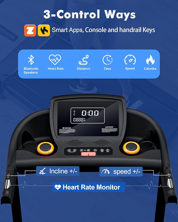 8.7MPH Walking Pad Treadmill for Home with Incline, 3.5HP Real Brushless Treadmill with Incline 350 lb Capacity, Double Deck Running Desk Treadmills Support App and Pre-Set Mode