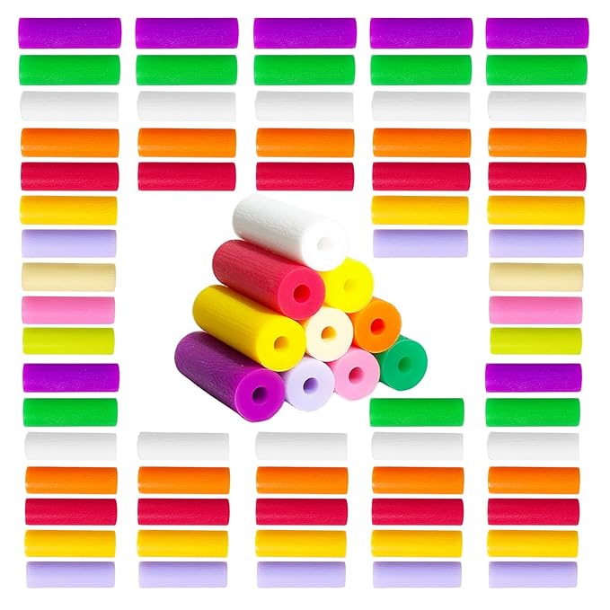 120PCS Aligner Chew,10 Mix Colors Chew for Invisalign Aligners,Orthodontic Silicone Chompers Aligner Trays Seaters