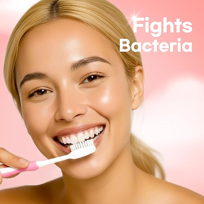 Peach Mint WHITENING Toothpaste (3 Pack) – Natural Fluoride Korean Toothpaste for Teeth Whitening, Plaque Removal, Strengthens Enamel, Paraben & SLS Free (3.52fl oz / 100g)