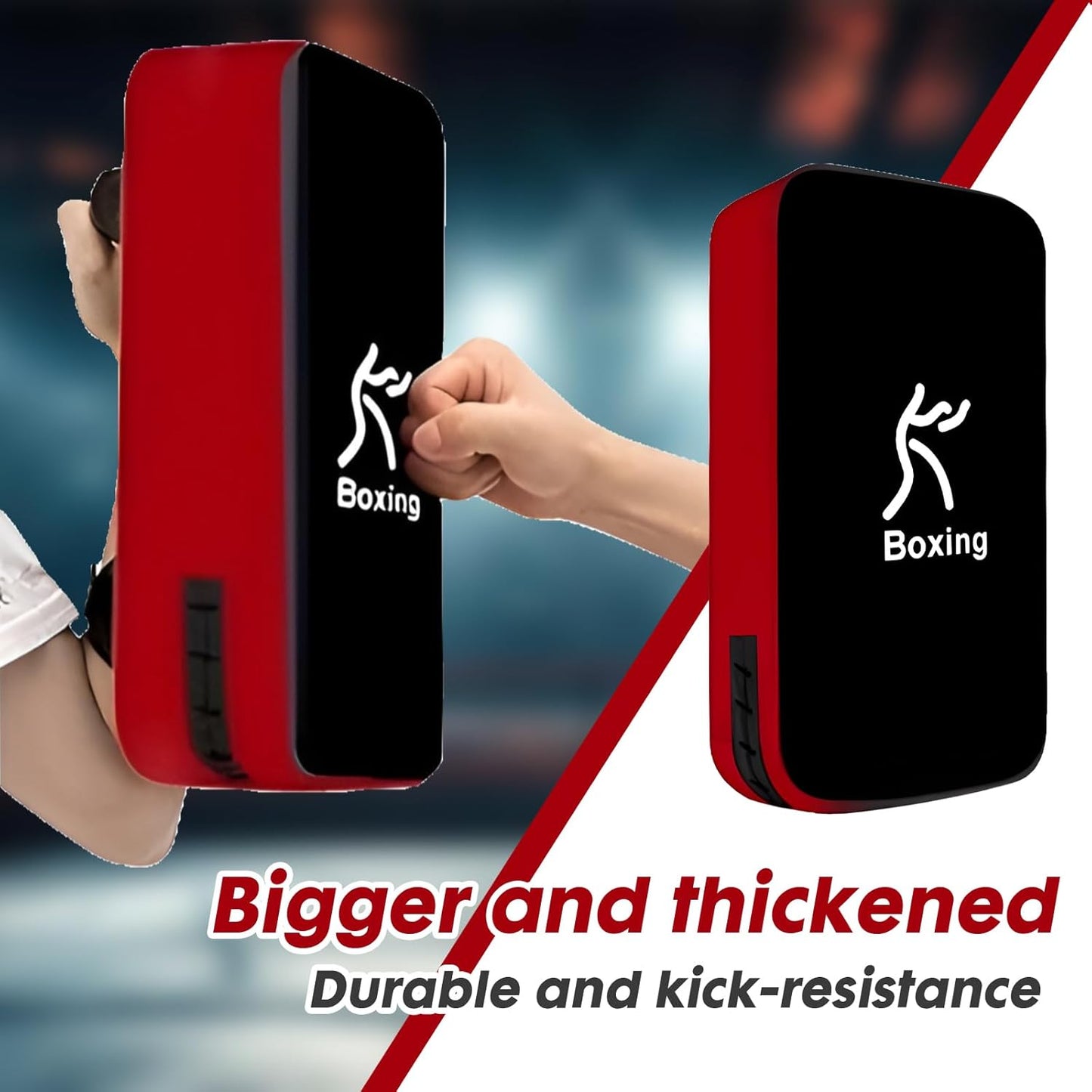 LuiceABC One Karate Taekwondo Boxing Kick Punch Adjustable Soft Shield Durable Training Pad for Boxing, Training and Protecting Your Palm, Wrist and Decreasing The Shock