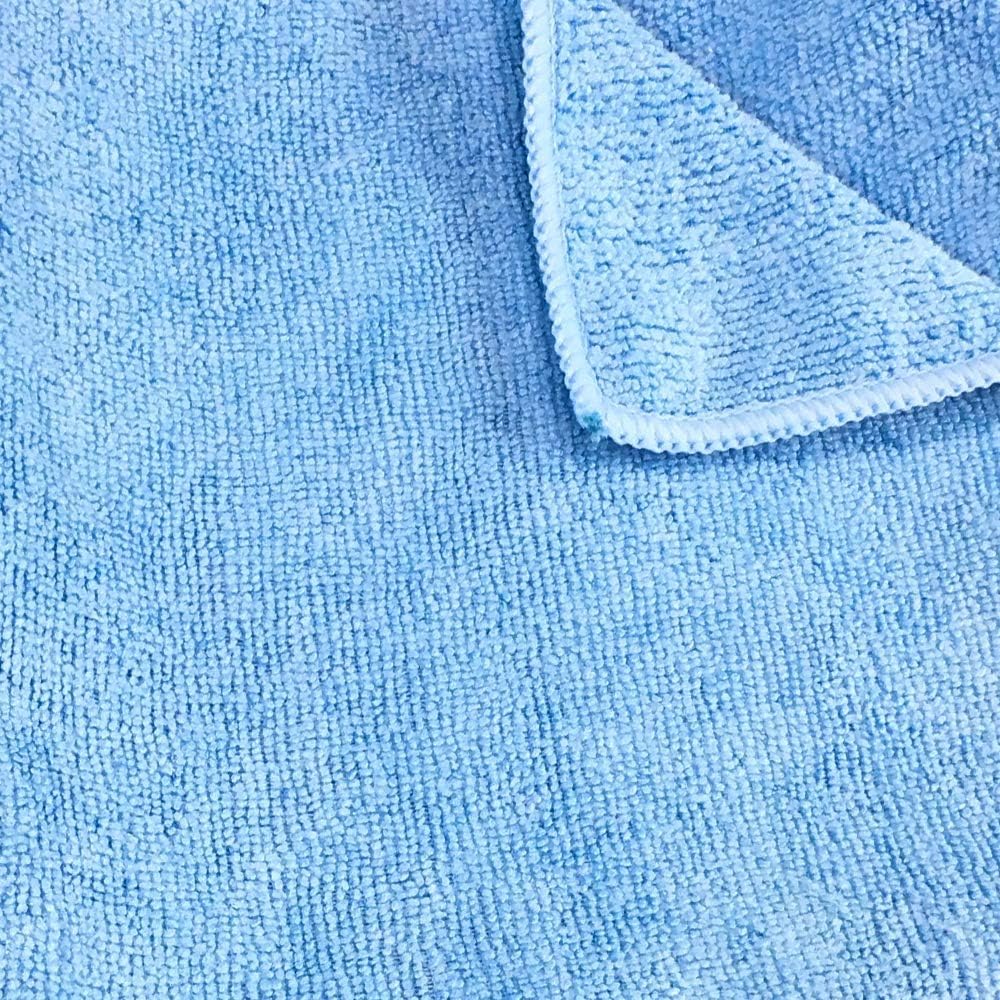 Arkwright Microfiber Gym Towel - Pack of 12 - Super Soft, Quick Dry Workout Sweat Towels, 300 GSM Lightweight & Absorbent for Sports, Working Out, Yoga, and Spa, 16 x 27 in, Blue