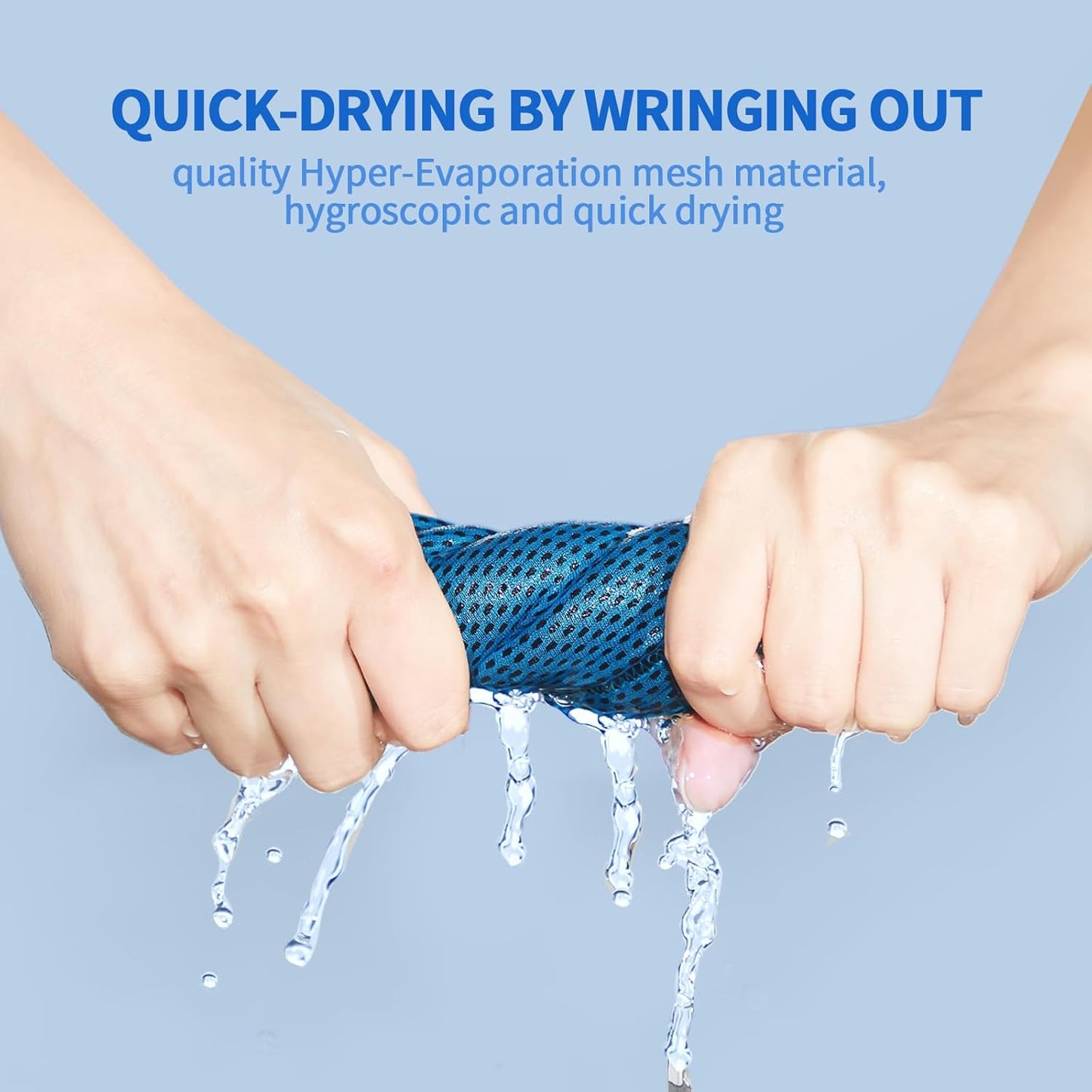 Honoson Cooling Towel Bulk - Neck & Face Cool Chilly Towels Microfiber Breathable Sport Sweat Rag for Gym, Yoga, Travel, Camping, Running, Outdoor