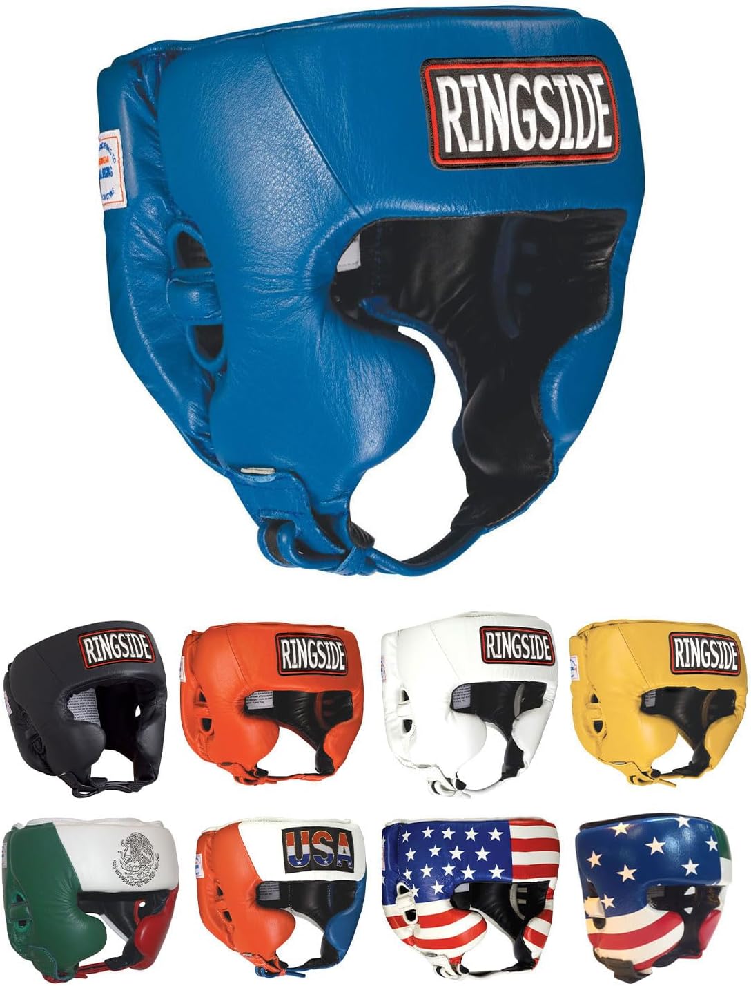 Ringside Competition Boxing Muay Thai MMA Sparring Head Protection Headgear with Cheeks