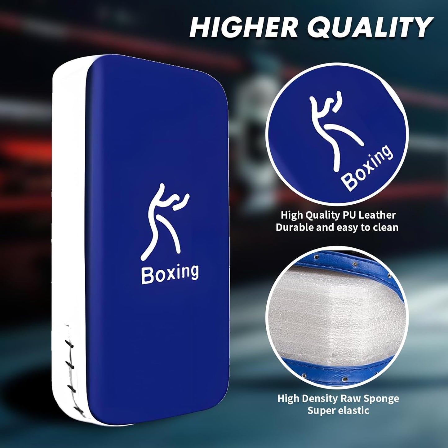 LuiceABC One Karate Taekwondo Boxing Kick Punch Adjustable Soft Shield Durable Training Pad for Boxing, Training and Protecting Your Palm, Wrist and Decreasing The Shock
