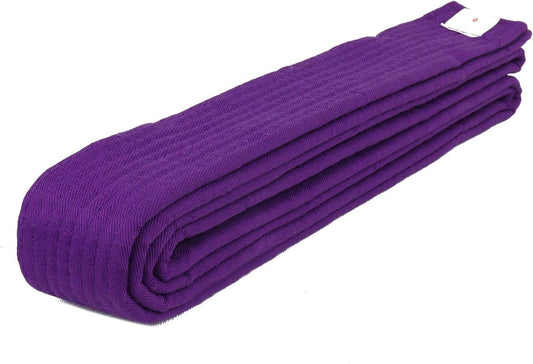 AAMA Plain Color Belt for Martial Arts - Taekwondo Karate Judo Aikido