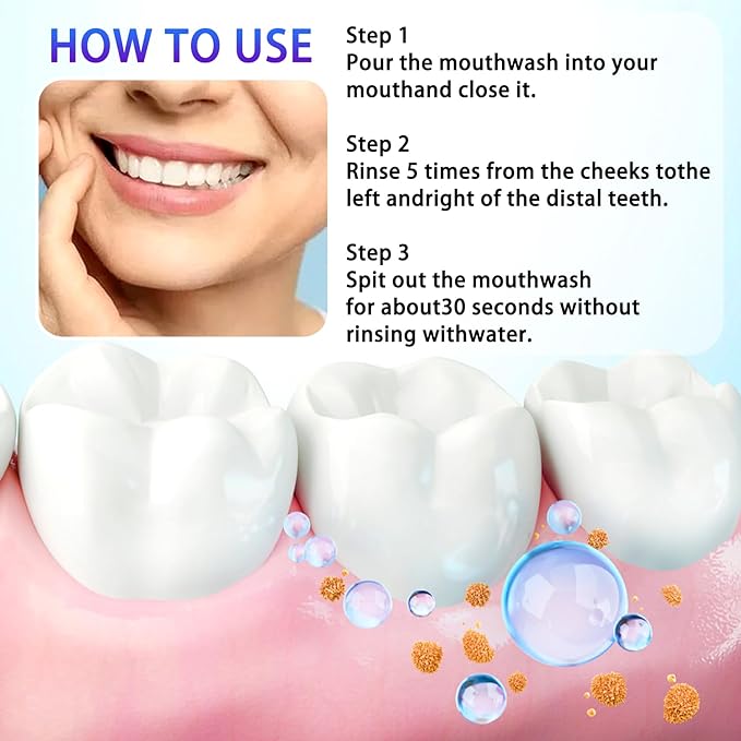 60PCS Travel Size Mouthwash,Portable Mini Mouthwash,Long-Lasting Freshness Travel Mouth Wash for Oral Care A20