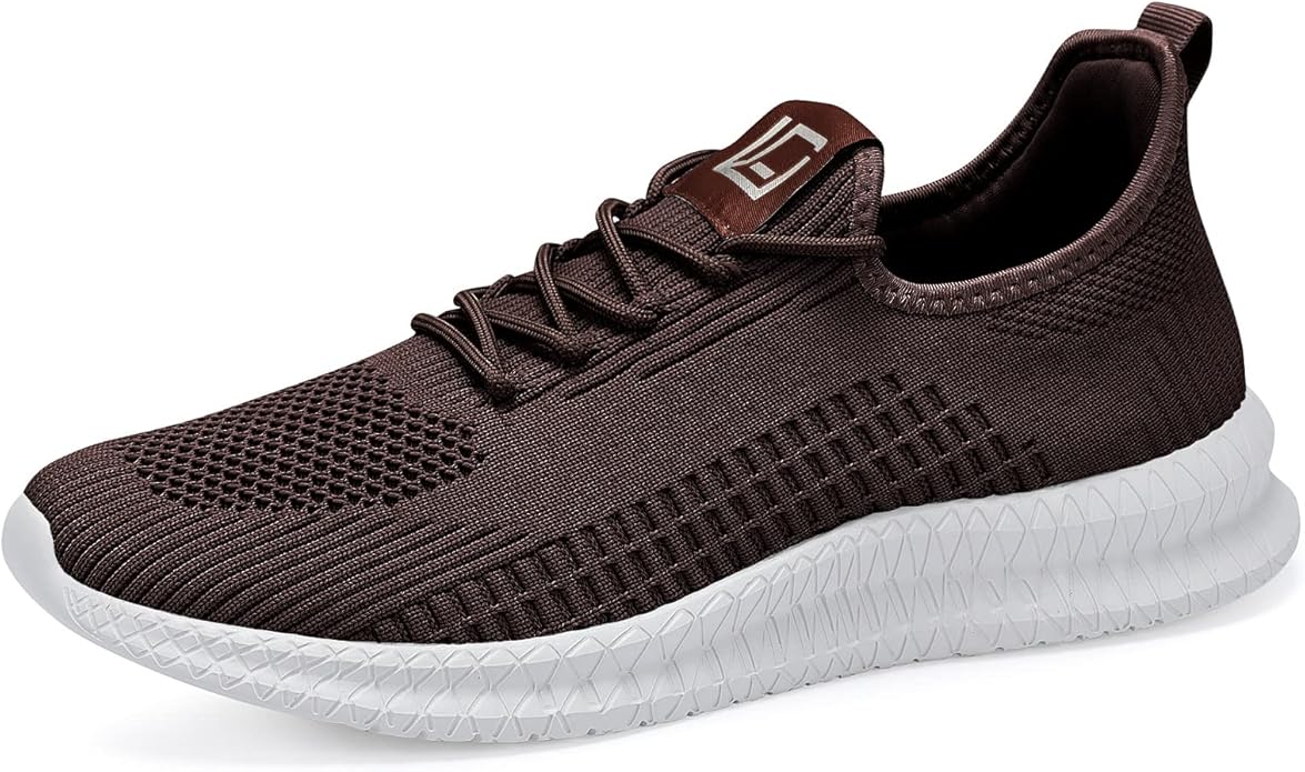 LCGJR Men's Running Shoes Ultra Lightweight Breathable Comfortable Walking Shoes Casual Fashion Sneakers Mesh Workout Shoes