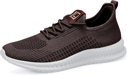 LCGJR Men's Running Shoes Ultra Lightweight Breathable Comfortable Walking Shoes Casual Fashion Sneakers Mesh Workout Shoes