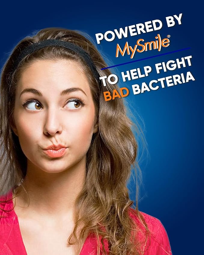 MySmile Mouthwash Alcohol Free, Mouth Wash for Adults, Travel Mouthwash Helps Kill 99% of Bad Breath Germs, Prevents Cavities, Fluoride Free, Fresh Mint, 30 Uses (0.41 Fl Oz (Pack of 90))