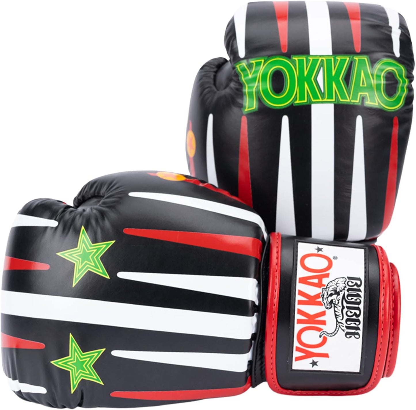 YOKKAO Design Breathable Muay Thai Boxing Glove | Premium Leather Training and Sparring Gloves for Men and Women | Winning Boxing Gloves | Punching Glove