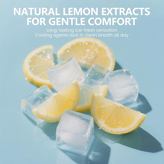 Oral Spray – Fresh Breath, Dual Cooling Experience & Convenient On-The-Go Design – Perfect for Freshening Breath Anywhere, Anytime (Lemon, 2 Count)