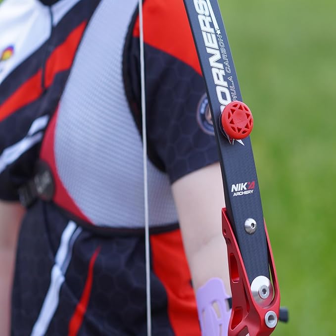 Archery Bow Stabilizer Solid Rubbe Limbs Vibration Damper for Youth Compound Bows, 2-Pack