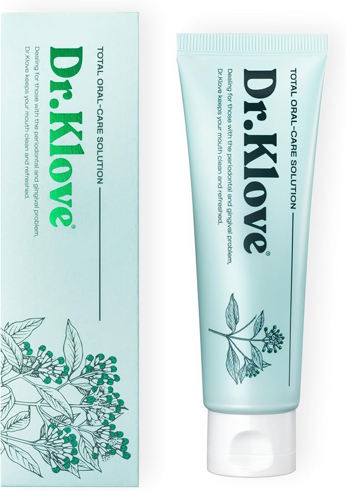 Dr. Klove Clove Natural Toothpaste (Gum Protection) – Fluoride-Free, Fragrance-Free, Natural Clove Oil, Safe for Pregnancy, Single & Gift Set Option (1)