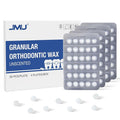 JMU Orthodontic Wax for Braces, 120 Dental Wax Dots, Hygienic Individual Wraps Braces Wax, Unscented
