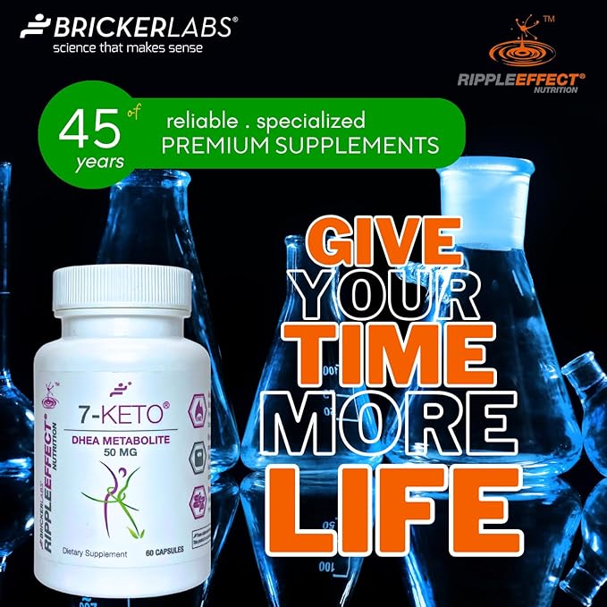 7-Keto DHEA Metabolite 50 mg Dietary Supplement for Weight Management, Safe and Effective Weight Management Support, 60 Capsules