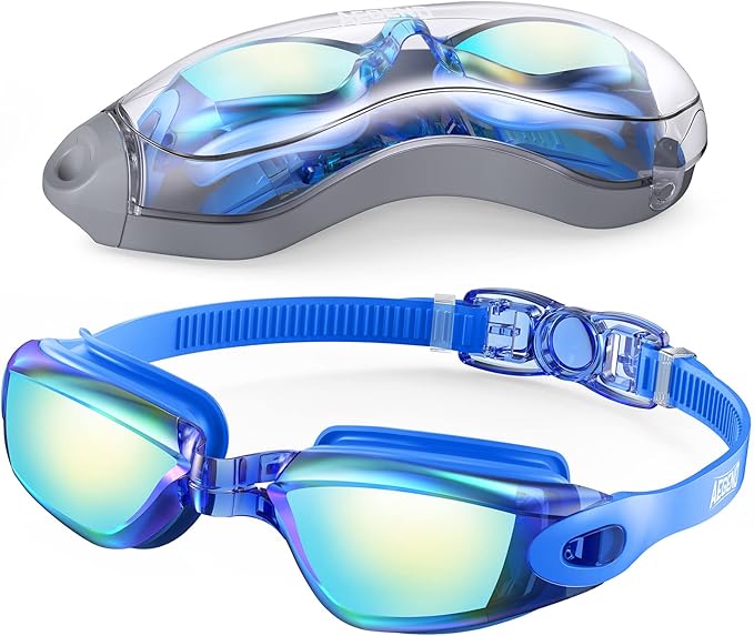 Aegend Swim Goggles, Swimming Goggles No Leaking Full Protection Adult Men Women Youth