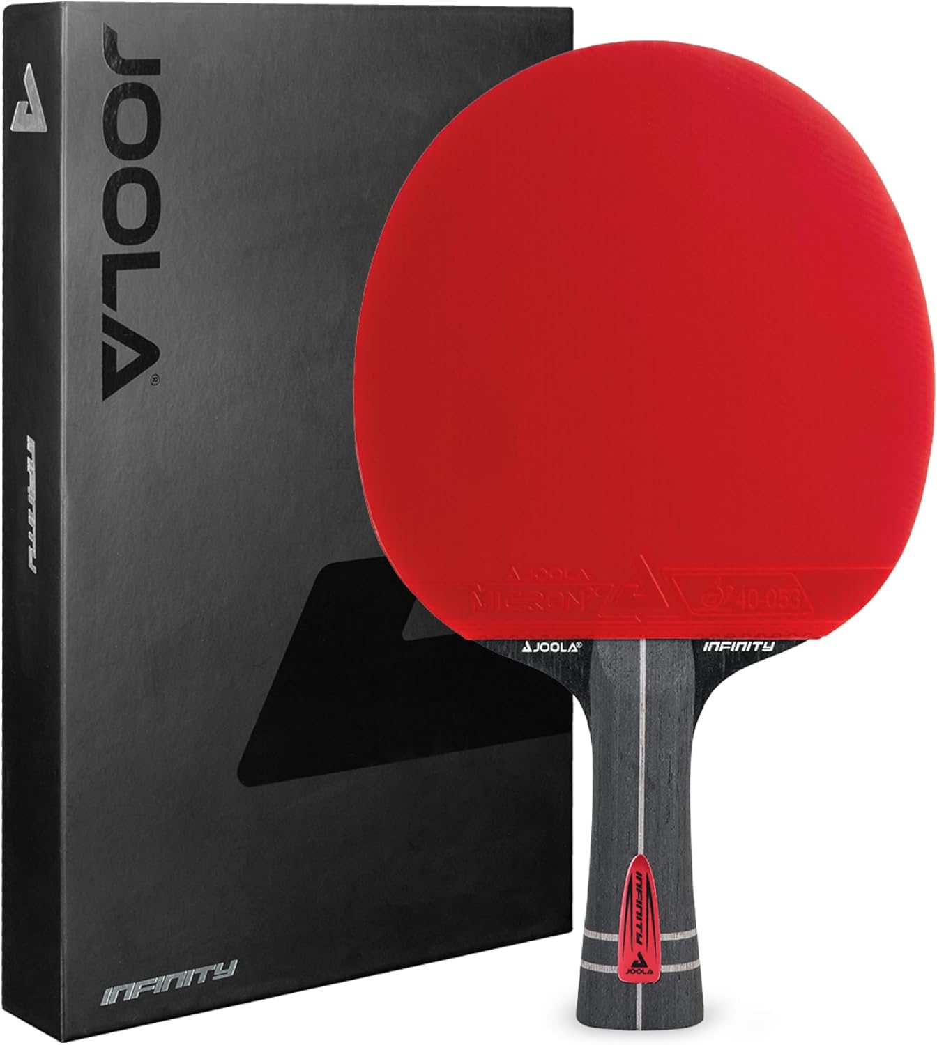 JOOLA Table Tennis Bat Infinity ITTF Approved Professional Carbon Table Tennis Bat for Advanced Players - with High-Tech Fibre, 7-Layer Bat Blade