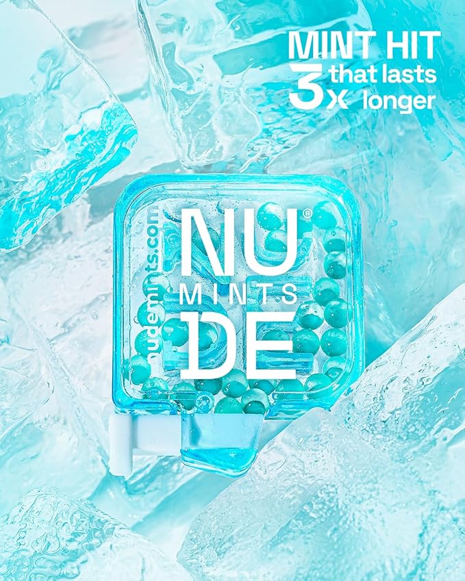 NUDE MINTS | Dual Action Liquid Capsules | Mouth Watering Mint - Lasts 3X Longer - 3X Stronger - Extreme Bad Breath Treatment For Adults - Sugar Free, 0 Calorie - Variety - 10 Pack - 300 Capsule