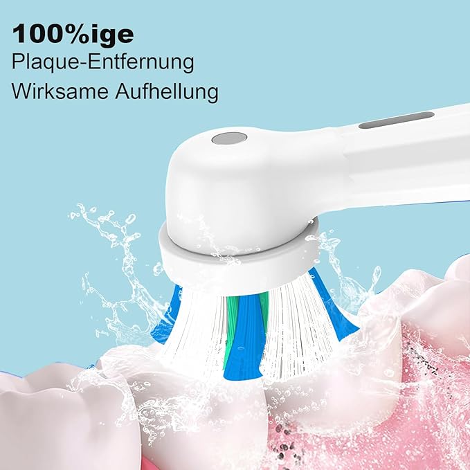 10 Count IO Replacement Heads Compatible with Oral B IO 2/3/4/5/6/7/8/9/10/Deep Clean Series Electric Toothbrush, Brush Heads Refill Compatible with Oral B IO for Teeth and Gums Care (White)