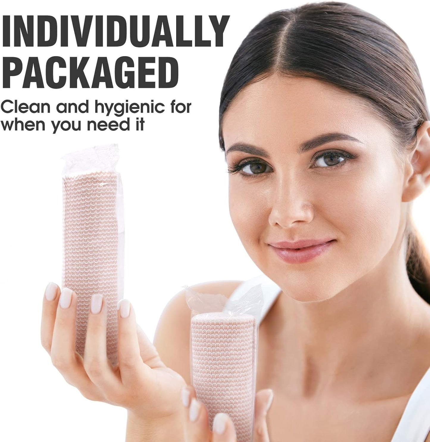 4 Pack Elastic Bandage Wrap | 3" Medical Bandage Wrap with Hook-and-Loop Fasteners on Both Ends Compression Wrap for Wounds Latex Free Stretch Bandage for Foot Arm Hand Ankle Injury