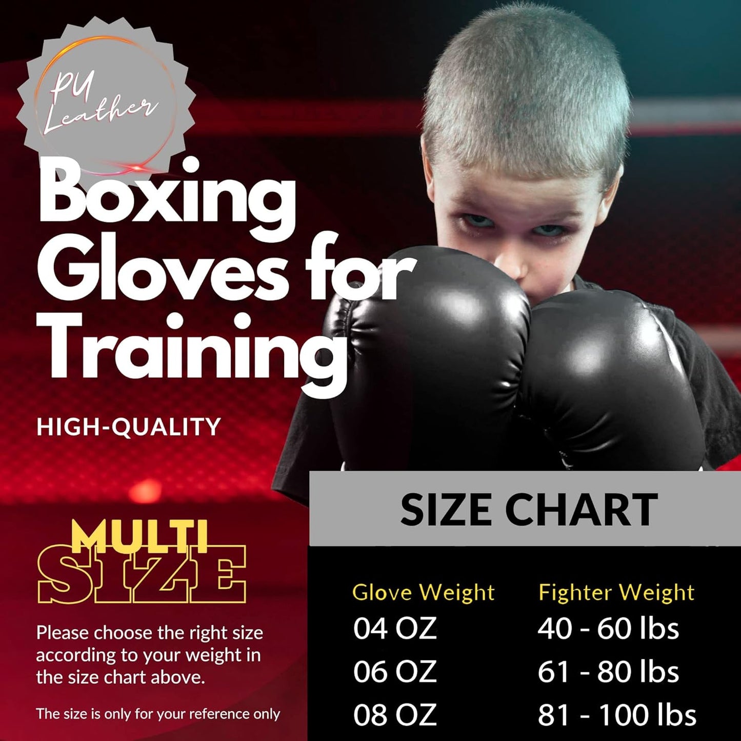 Kruzak Plain Kids Focus Mitts and Boxing Gloves Set for Kickboxing and Muay Thai MMA Training - Unisex Kit with Punching Pads for Martial Arts and Karate