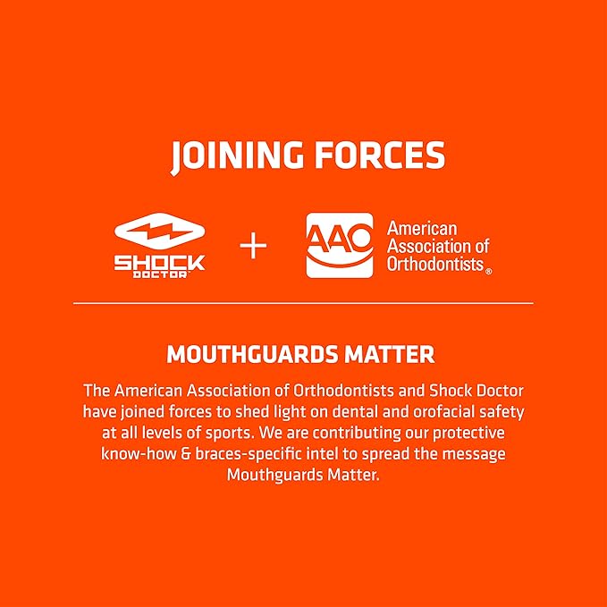 Shock Doctor Mouth Guard for Braces, Pink, Adult