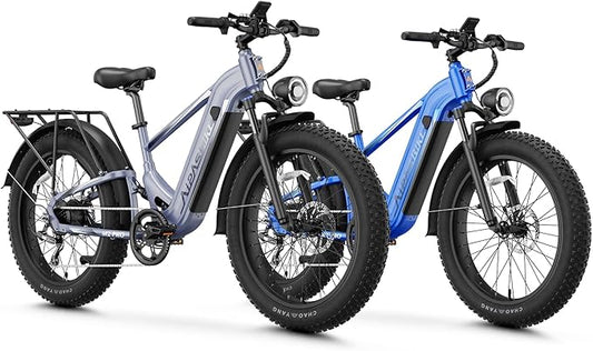 LEONX M2 Pro Electric Bike,1800W Motor Electric Bike for Adults, 26'' x 4.0'' Fat Tire Ebike with 48V 17.5AH Battery, 36MPH 85Miles Long Range Electric Mountain Bike, Up to 110 Nm