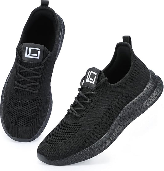 LCGJR Men's Running Shoes Ultra Lightweight Breathable Comfortable Walking Shoes Casual Fashion Sneakers Mesh Workout Shoes