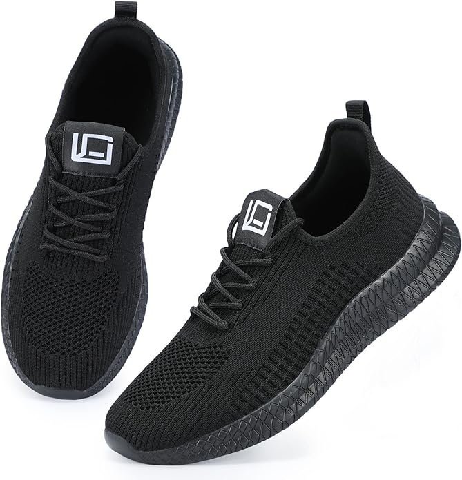 LCGJR Men's Running Shoes Ultra Lightweight Breathable Comfortable Walking Shoes Casual Fashion Sneakers Mesh Workout Shoes