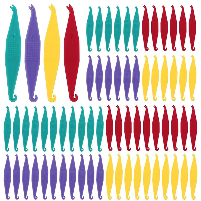 160PCS Colorful Braces Rubber Band Tool, Disposable Plastic Orthodontic Rubber Bands Tool Dental Elastic Rubber Bands Placers for Braces,Braces Removal KitBraces Rubber Bands Tool Braces Tools