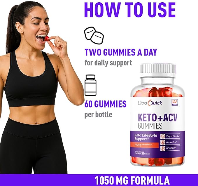 (3 Pack) Ultra Quick Keto ACV Gummies Weight Loss, Ultra Quick Keto ACV Gummies, UltraQuick Keto ACV Gummies, UltraQuick Keto Plus ACV Support Gummies, Ultra Quick Weight Loss Gummies for 3 Months