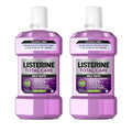 Listerine Total Care Alcohol-Free Anticavity Mouthwash, 6 Benefit Fluoride Mouthwash for Bad Breath and Enamel Strength, Fresh Mint Flavor, Twin Convenience Pack, 2 x 1 L
