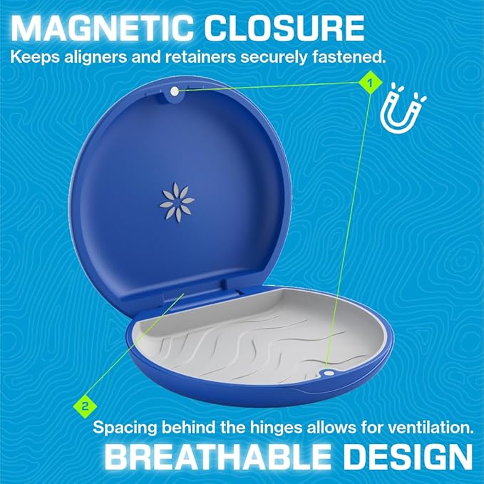 INVISALIGN Aligner and Retainer Case, Royal Blue