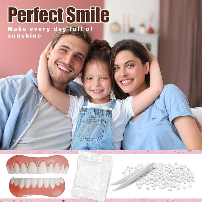 Veneers Teeth for Women and Men, Tooth Replacement Kit, Nature and Comfortable