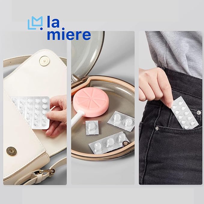 LA MIERE Orthodontic Wax for Braces Wax Dots 90 Individual Hygienic Packaging Dental Wax Strawberry