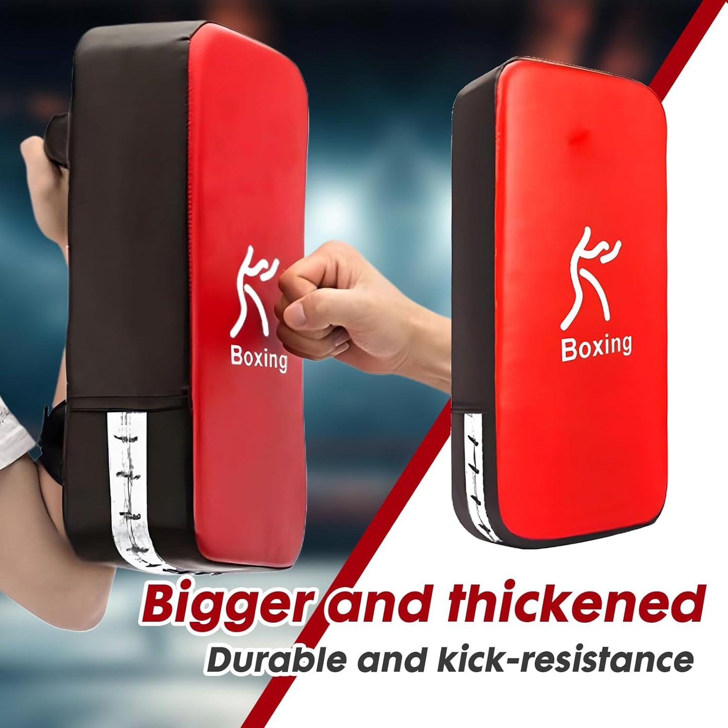 LuiceABC One Karate Taekwondo Boxing Kick Punch Adjustable Soft Shield Durable Training Pad for Boxing, Training and Protecting Your Palm, Wrist and Decreasing The Shock