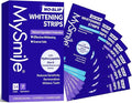 MySmile Teeth Whitening Strips, Hydroxyapatite-Infuse White Strips, Non-Sensitive Teeth Whitening with Soothing Natural Ingredients, Enamel-Safe, Residue-Free, Non-Slip, 7 Treatments Kit (14 Count)