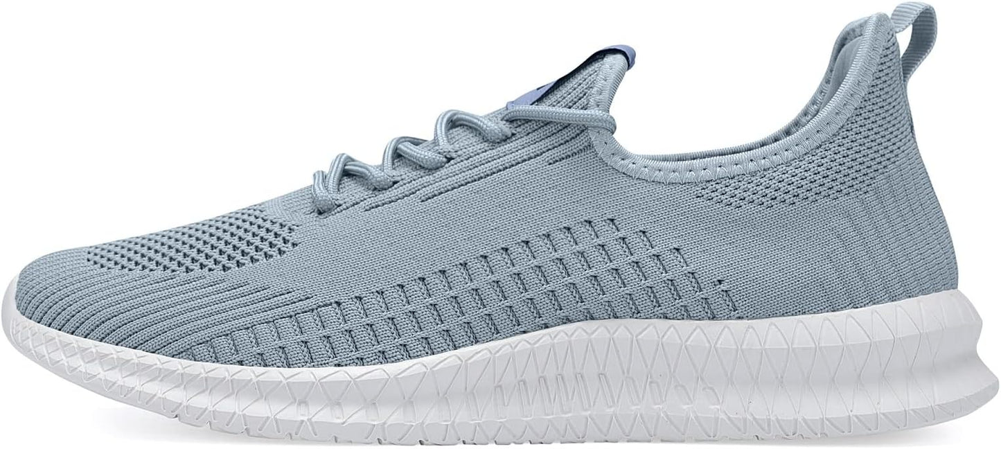 LCGJR Men's Running Shoes Ultra Lightweight Breathable Comfortable Walking Shoes Casual Fashion Sneakers Mesh Workout Shoes