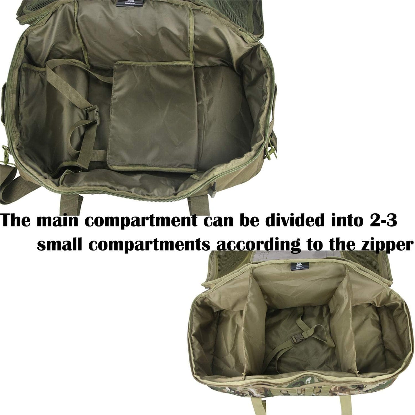 3 In 1 Military Backpack Travel Duffle Bag for Weekender Gym Traveling Workout Deployment