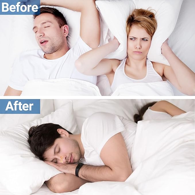 ishancare Nasal Strips for Breathing, 30 Count Sleep Nasal Strips for Snoring, Instant Tan Nose Breathing Strips for Better Sleep, Anti Snoring Nose Strips for Men & Women