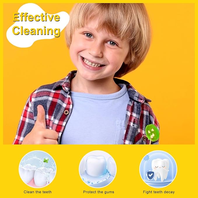 FAMILIFE Kid Floss Picks, 120 Picks Kid's Dental Floss Picks Without Fluoride, Kid Flossers with 4 Travel Handy Cases, Helps to Fight Tooth Decay and Keep Your Kids’ Teeth Clean