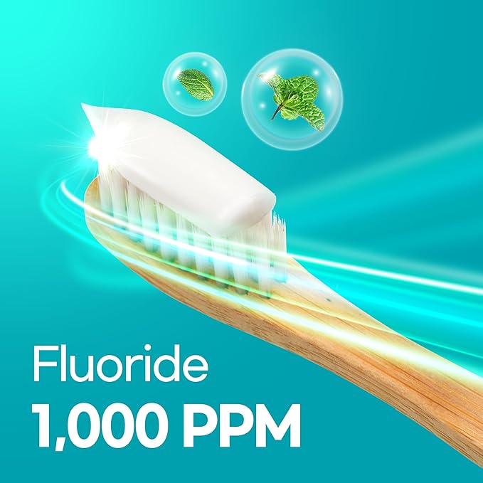 Original Toothpaste (3 Pack, Herbal Mint) – Natural Fluoride Korean Toothpaste for Fresh Breath, Plaque Removal, Strengthens Enamel, Paraben & SLS Free (3.52fl oz / 100g)