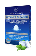 Retainer Cleaner Tablets for Invisalign Approved for Ultrasonic Cleaners - 30 Denture Cleaning Tablet for Aligners, Night Guard, Mouth Guard - Denture Cleaners Tablet 1-Month Supply